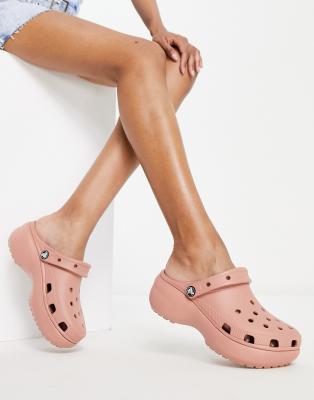 pale blush crocs