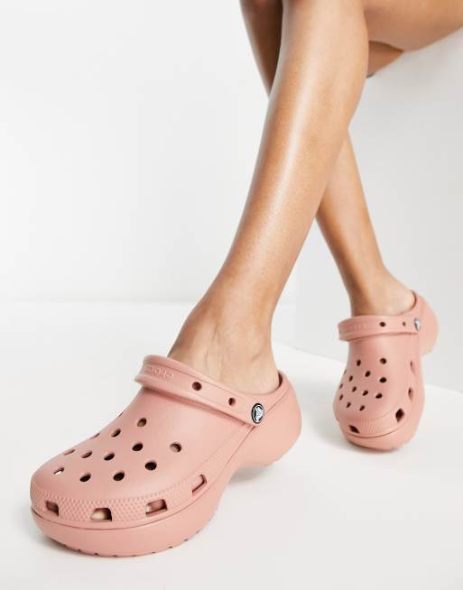 Blush crocs on sale