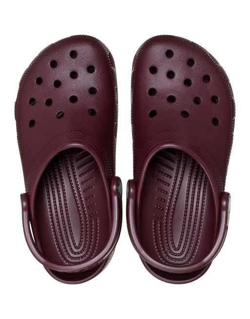 Crocs Classic sabot in rosso heritage, 3 di 4