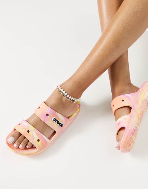 Crocs colourful sandals sale