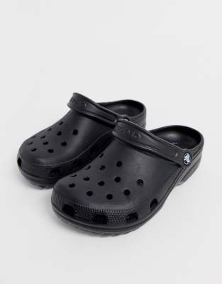 crocs black and grey