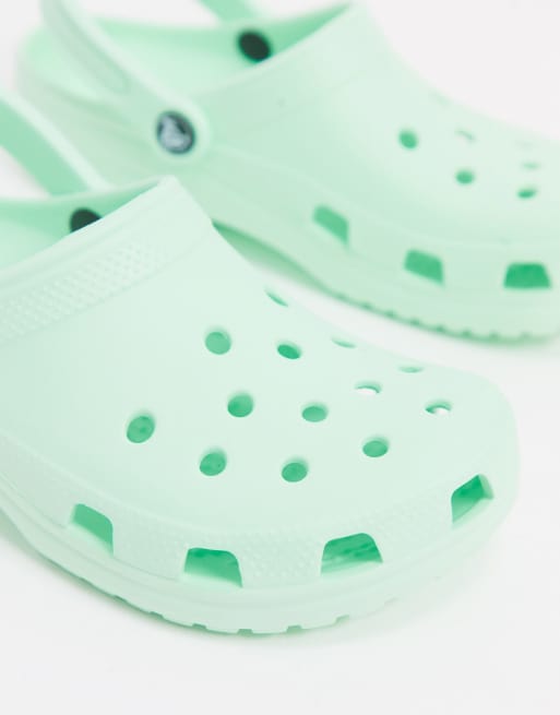 Mint crocs size 8 hot sale