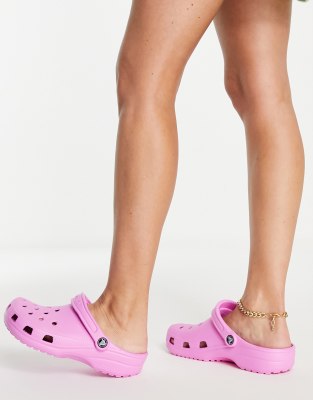 pink crocs cheap