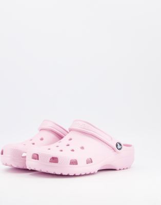 Crocs classic shoes in ballerina pink