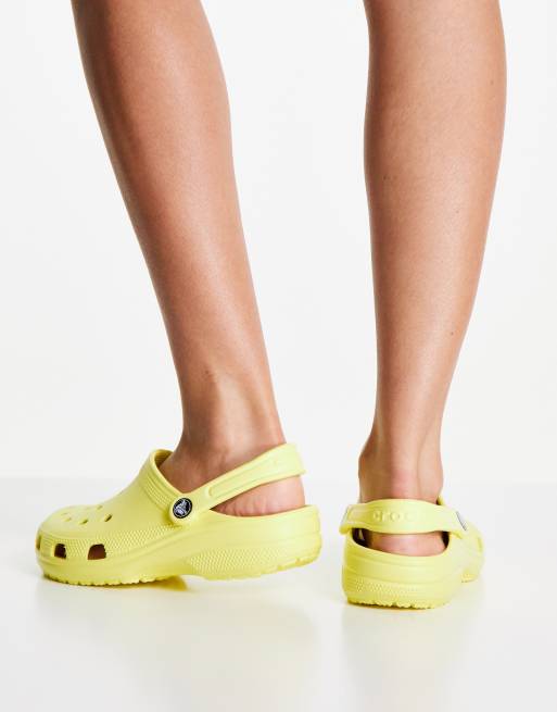 Crocs with bananas online on them