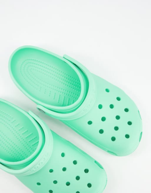 Mint crocs on sale