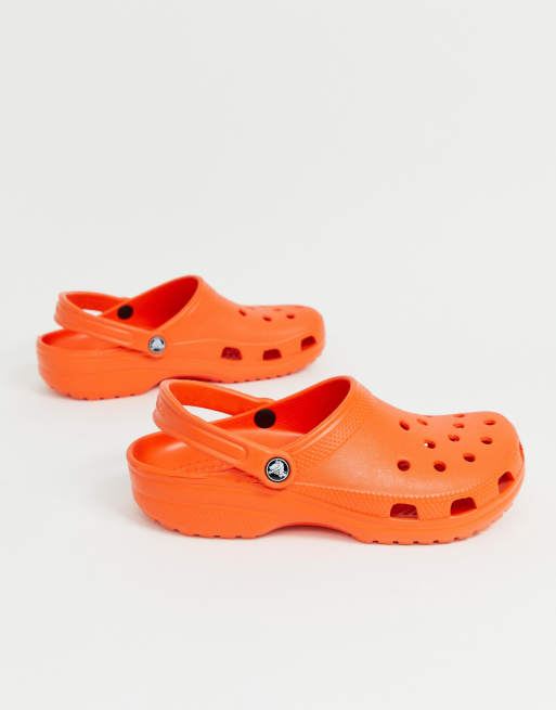 Orange crocs clearance for men