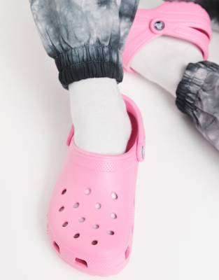 pink lemonade crocs with fur