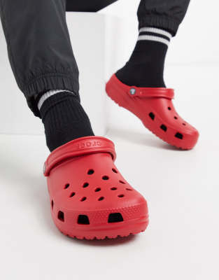 crocs shoes red