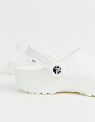 crocs white shoes