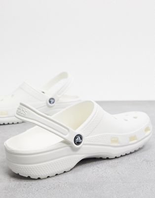 Crocs classic shoes in white