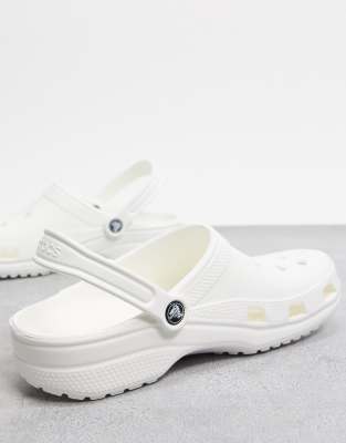 white crocs fashion