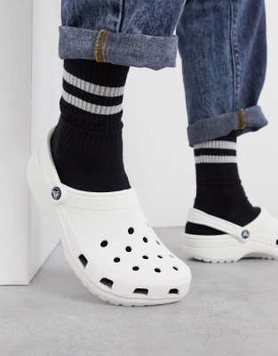 crocs white shoes
