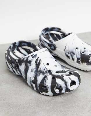 Crocs classic shoes marble print shoes 