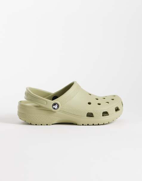Crocs Classic träskor i tac green - view 1