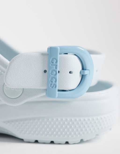 Crocs - Classic - Zoccoli blu con fibbia, 4 di 4