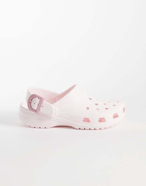 Crocs - Classic - Zuecos rosa claro clásicos con hebilla - view 1