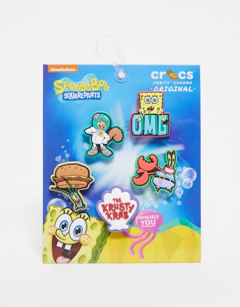 Crocs - Confezione da 5 jibbitz di Spongebob - view 1