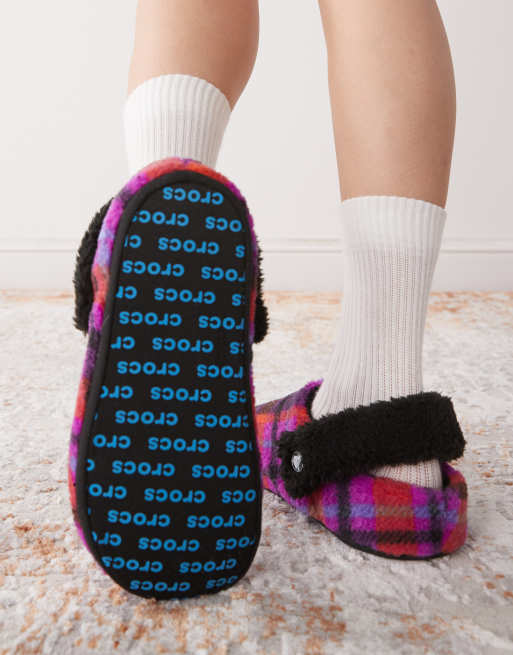 Crocs - Cozzzy - Fleece-hjemmesko med lilla tern, 4 af 4