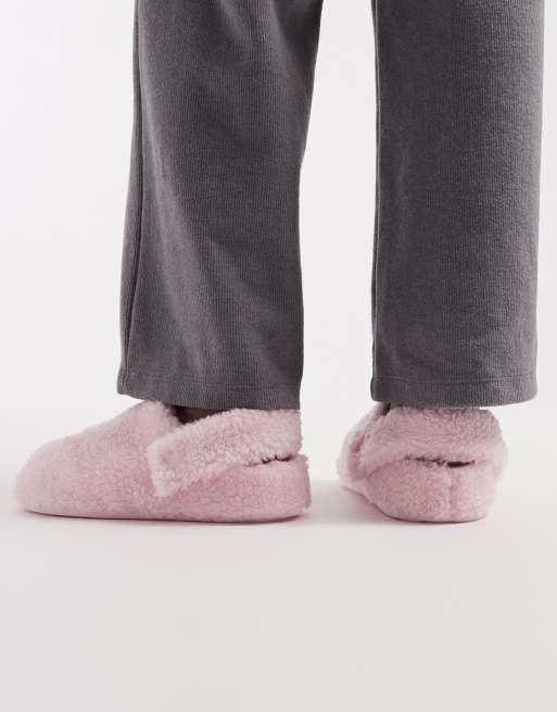 Crocs Cozzzy fleece slipper in pink milk, 4 of 4