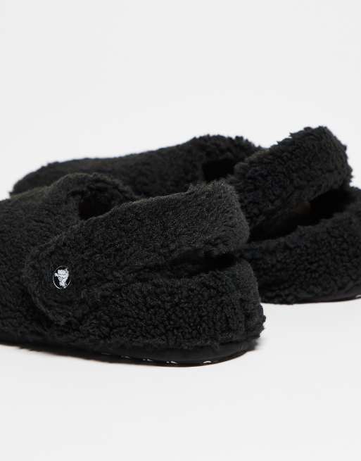 Crocs - Cozzzy - Pantofole unisex nere in pile, 2 di 4