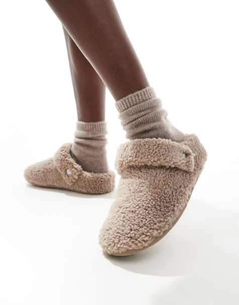 Crocs cozzzy slipper in mushroom - view 1