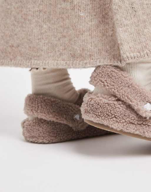 Crocs – Cozzzy – Unisex-Hausschuhe aus Fleece in Pilzbraun, 4 von 4