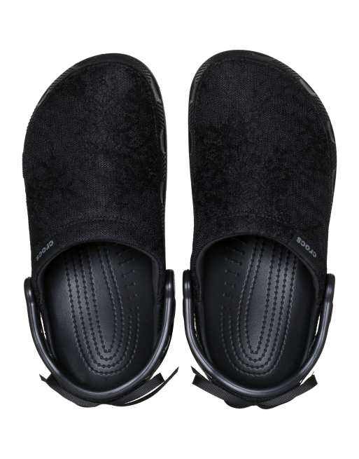 Crocs Crafted clogs med snørebånd i sort, 3 af 4