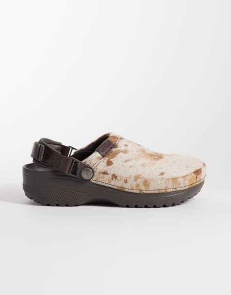Crocs Crafted pony hair clogs in cow - view 1