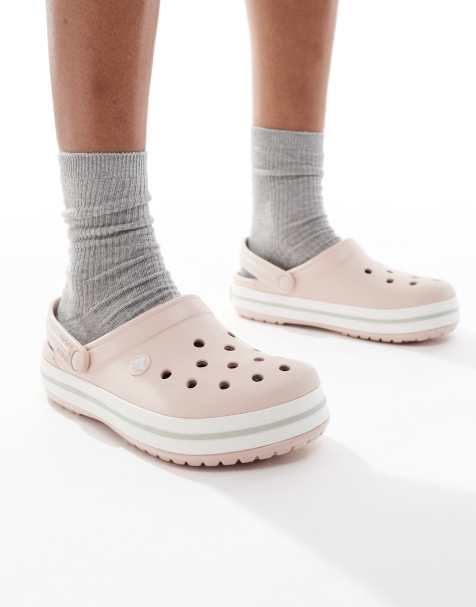 Crocs Crocband clog in natural - view 1