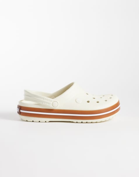Crocs Crocband clogs in white - view 1