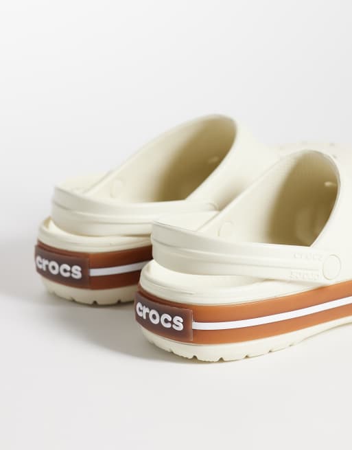 Crocs Crocband klapki typu clog w kolorze białym, 4 z 4