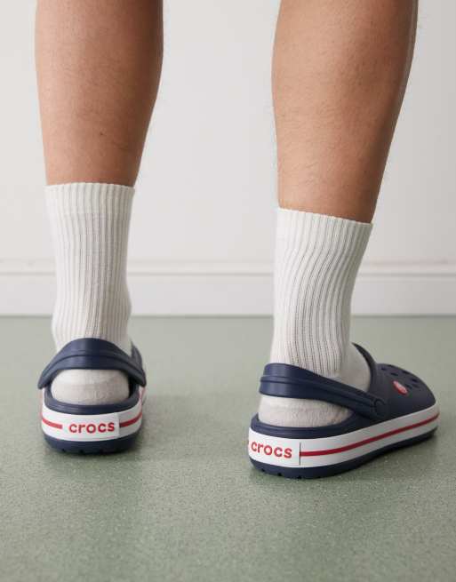Crocs – Crocband – Marinblå tofflor, 3 av 4