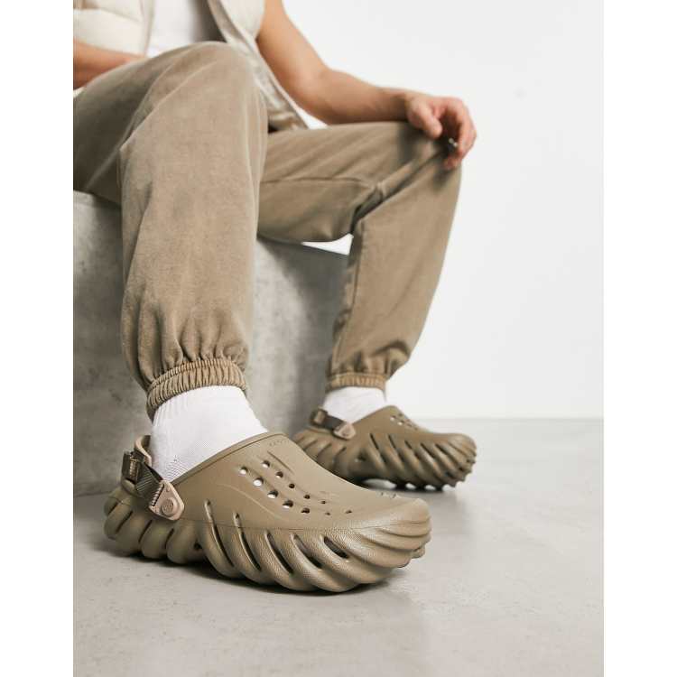 Beige crocs shop mens