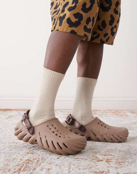 Crocs Echo clog in light brown - view 1