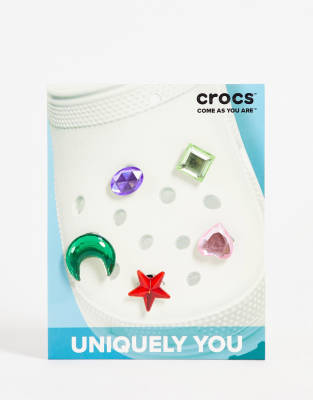 Crocs Elevated Gem 5 Pack Jibbitz - ASOS Price Checker