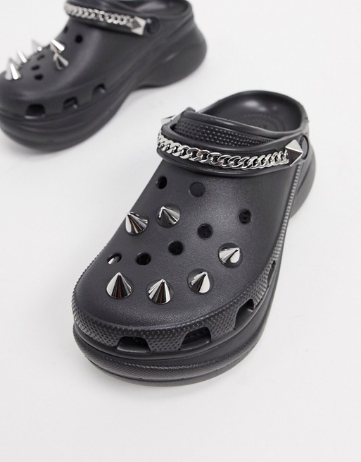 Crocs Exclusive Bae punk clog in black