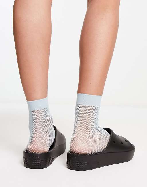 Crocs - Flatform-badesandaler i sort , 2 af 4