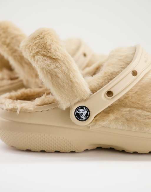 Crocs 2025 fur shoes