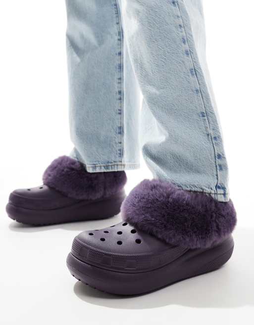 Crocs Furever crush clog in purple
