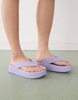  Getaway platform flip flops 