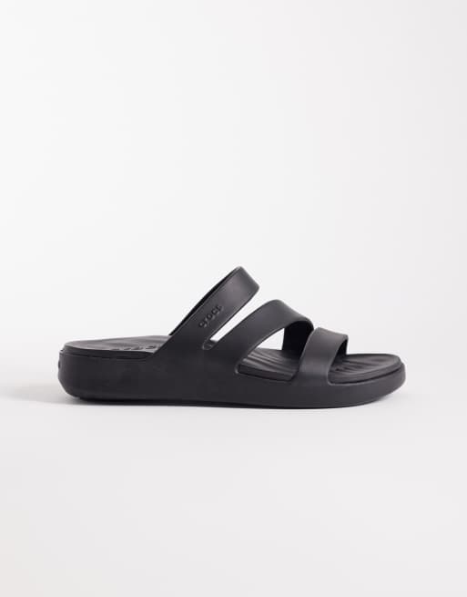 Crocs - Getaway - Sandalen met bandjes in zwart, 2 van 4