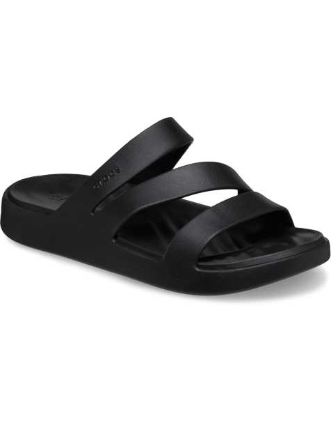Crocs Getaway strappy mule in black - view 1