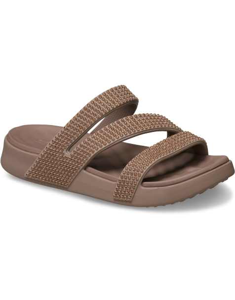 Crocs Getaway strappy sandal in light brown - view 1