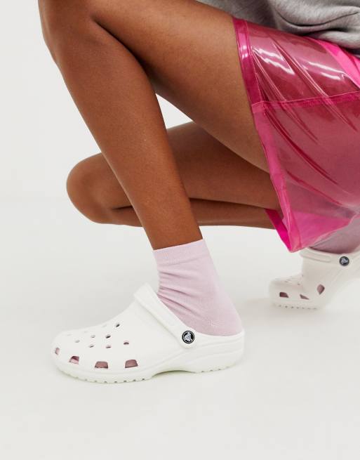 Crocs - Hvide klassiske clogs