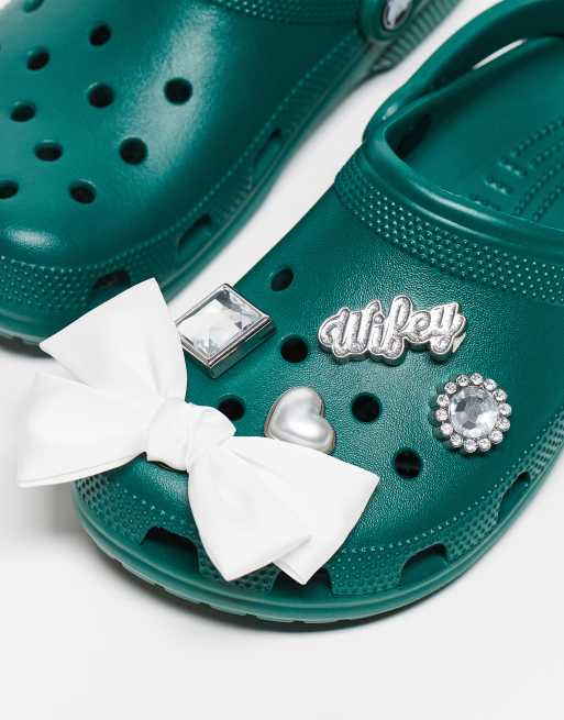 Crocs - Jibbitz - Confezione da 5 decorazioni stile sposa, 3 di 4