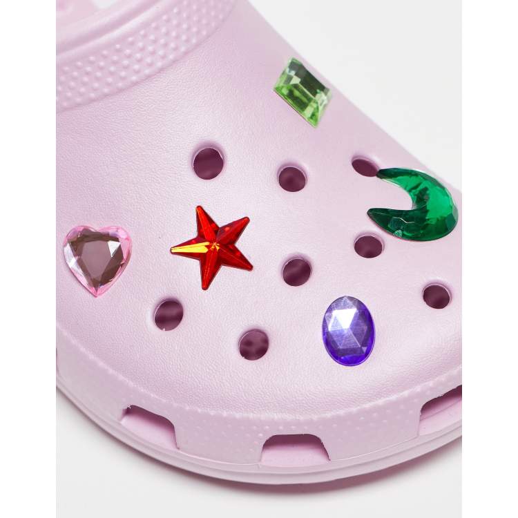 Crocs Jibbitz Gold and Gem 5 pack-Multi