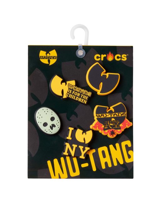 Crocs - Jibbitz - Pakke med 5 klistermærker med Wu-Tang Clan-design