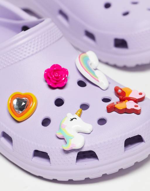 Crocs - Jibbitz Plastic Fantastic - Pakke med 5 jibbitz-vedhæng i plastik