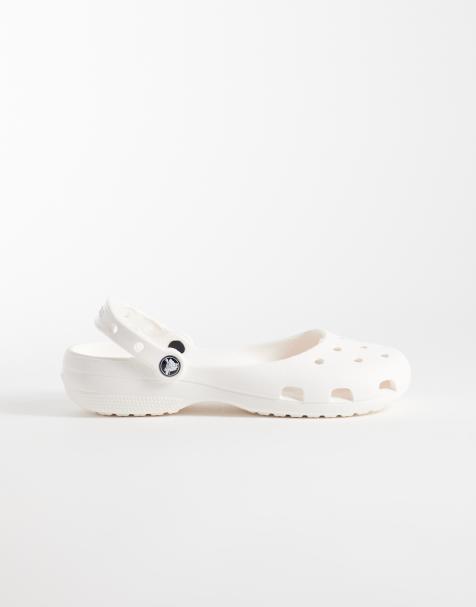 Crocs – Klassische Ballerinas in Kreideweiß - view 1